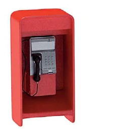 公共电话亭模型6个