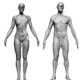 男女模特明星等比模型