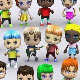 游戏卡通人物模型合集