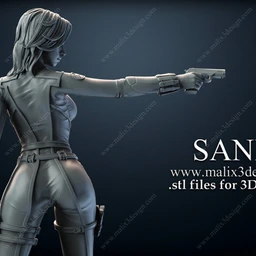 黑寡妇3D打印模型