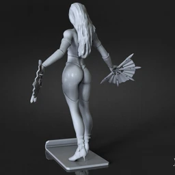 3D打印模型集,男女死侍,钢铁侠,吉塔娜等影视游戏角色