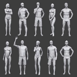 男女模特模型合集