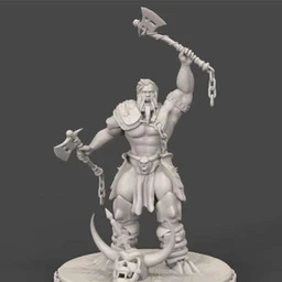 野蛮人之王-3D打印模型