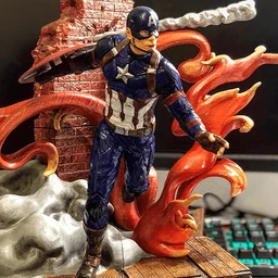 超级英雄-美国队长-3D打印模型
