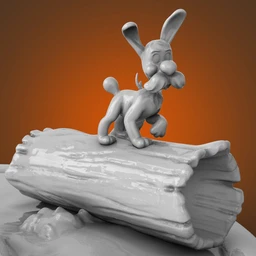 卡通狗-3D打印模型