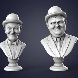 老瑞和哈迪-3D打印模型