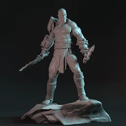 《战神》主角-奎托斯-3D打印模型