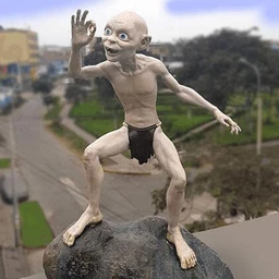 《指环王》咕噜-3D打印模型