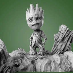 漫威-小格鲁特-3D打印模型