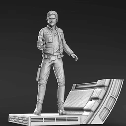 《星球大战》Han Solo-3D打印模型