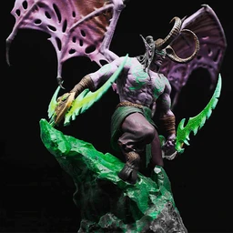 《魔兽世界》伊利丹·怒风-3D打印模型