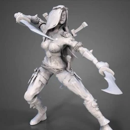 不详之刃-卡特琳娜-3D打印模型