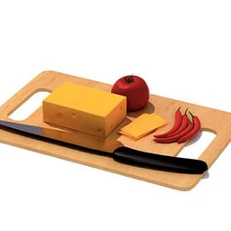 茶壶,纸球桶,厨房案板,切菜板,砧板,模型合集