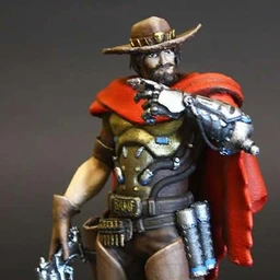 《守望先锋》麦克雷-3D打印模型