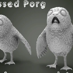《星球大战》Porgs-3D打印模型