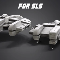 《星球大战》太空飞船Ebon Hawk-3D打印模型