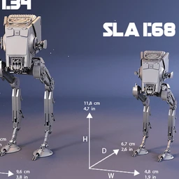 《星球大战》机器人,飞船,星际战机-3D打印模型