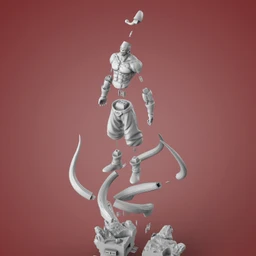 龙珠-魔人布欧-3D打印模型