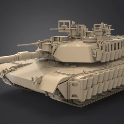M1A2主战坦克-3D打印模型