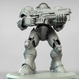 《星际争霸Ⅱ》陆战队员-3D打印模型