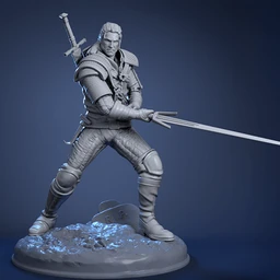 《巫师》角色-3D打印模型