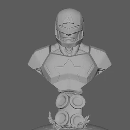 美国队长-3D打印模型