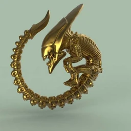 异形怪物-3D打印模型