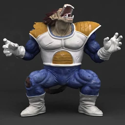 《龙珠》贝吉塔-超赛形态-3D打印模型