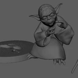 尤达大师-3D打印模型