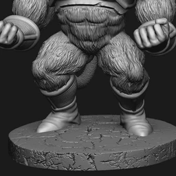 龙珠-大猩猩-3D打印模型