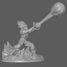 超级赛亚人-3D打印模型