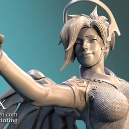 《守望先锋》角色天使-3D打印模型