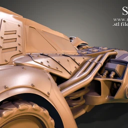 蝙蝠车-3D打印模型