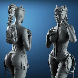 DC漫画人物-猫女-3D打印模型
