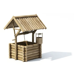 石喷泉,木井口,木井吊,木亭子,太阳伞,遮阳伞,沙滩伞,割草机,模型合集