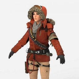 古墓丽影-女角色模型