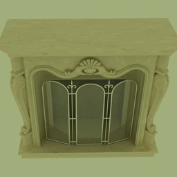 壁炉模型,暖气灶模型合集