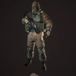 游戏人物模型,游戏角色模型