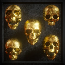 人类骷髅模型,金属骷髅头模型,骷髅头各种表情模型