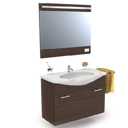 卫浴物品,柜子,衣柜,卫浴家具,衣篓,镜子,水龙头,洗脸盆,柜组合,模型合集