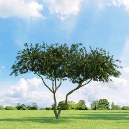 桦木,锦鸡儿,连香树,山楂,凤凰木,山毛榉,木兰,欧洲栎树,漆树,植物,树木模型合集