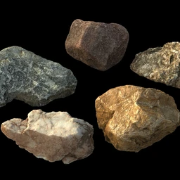 石头模型,岩石,花岗岩,砂岩,砾岩,页岩,大理石,花岗岩,石英岩,板岩,苔藓,青苔,模型合集
