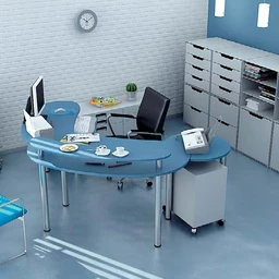 办公室模型,办公室场景,公办物品模型,工作室场景,工作间模型,3D模型