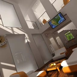 别墅室内模型,复式房子,沙发模型,室内场景,3D模型