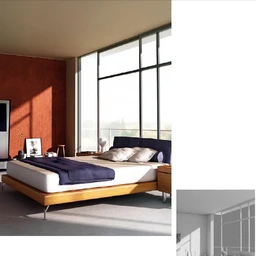 卧室场景模型,床模型,窗户模型,床垫模型,枕头模型,3D模型