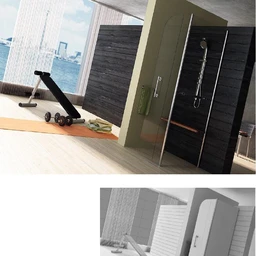 海边洗澡间3D场景模型