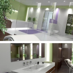 现代休息室场景,休闲场景模型,3D模型