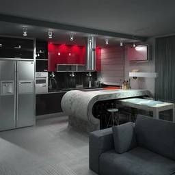 公寓模型,公寓场景,3D模型