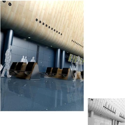 公共场景,候车间,候车大厅,候机大厅,3D模型