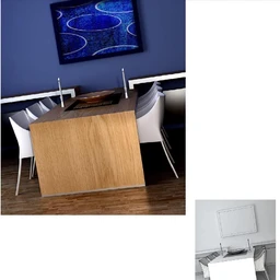 饭桌场景,烛光晚餐模型,3D模型